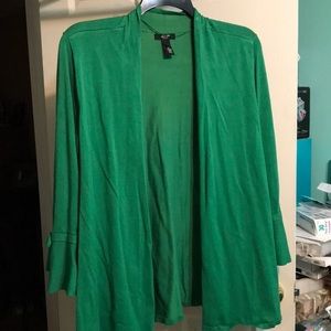 Alfani Green bell sleeve sweater 3X